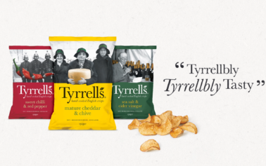 TYRRELLS ‘TYRRELLBLY TYRRELLBLY TASTY’ Campaign Back On TV At Easter With £1M Investment