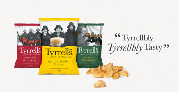 TYRRELLS ‘TYRRELLBLY TYRRELLBLY TASTY’ Campaign Back On TV At Easter With £1M Investment