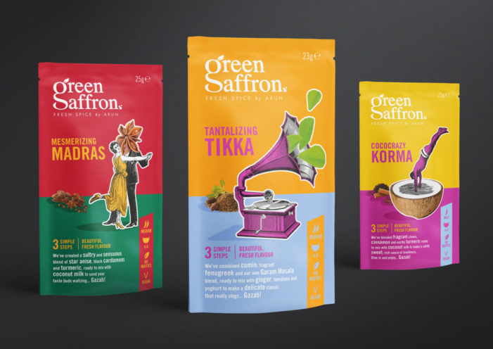 Green Saffron Spice Blends Redesign By Simon Pendry