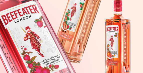 Beefeater and Boundless Brand Design relaunch standout flavoured gins as part of a striking new rebrand for the Beefeater Masterbrand