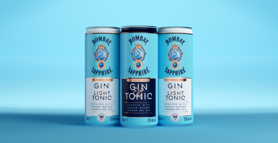 Knockout serves perfect sophistication in its design for Bombay Sapphire’s new RTD offering