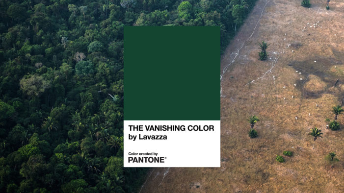 Lavazza & Pantone Color Institute highlight deforestation in the Amazon, with launch of The Vanishing Color