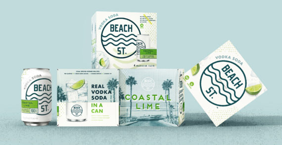 New Beach St. Vodka Cocktail Evokes the Sand, Sea and Sky