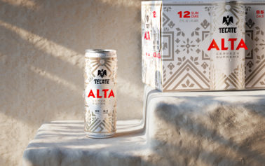Tecate partners with Pearlfisher to create a new sub-brand of premium light beer, Tecate ALTA