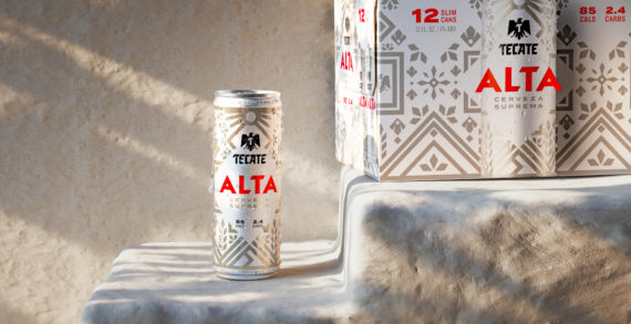 Tecate partners with Pearlfisher to create a new sub-brand of premium light beer, Tecate ALTA