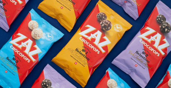 Slice Design creates branding and packaging for new Zaz Chocopops