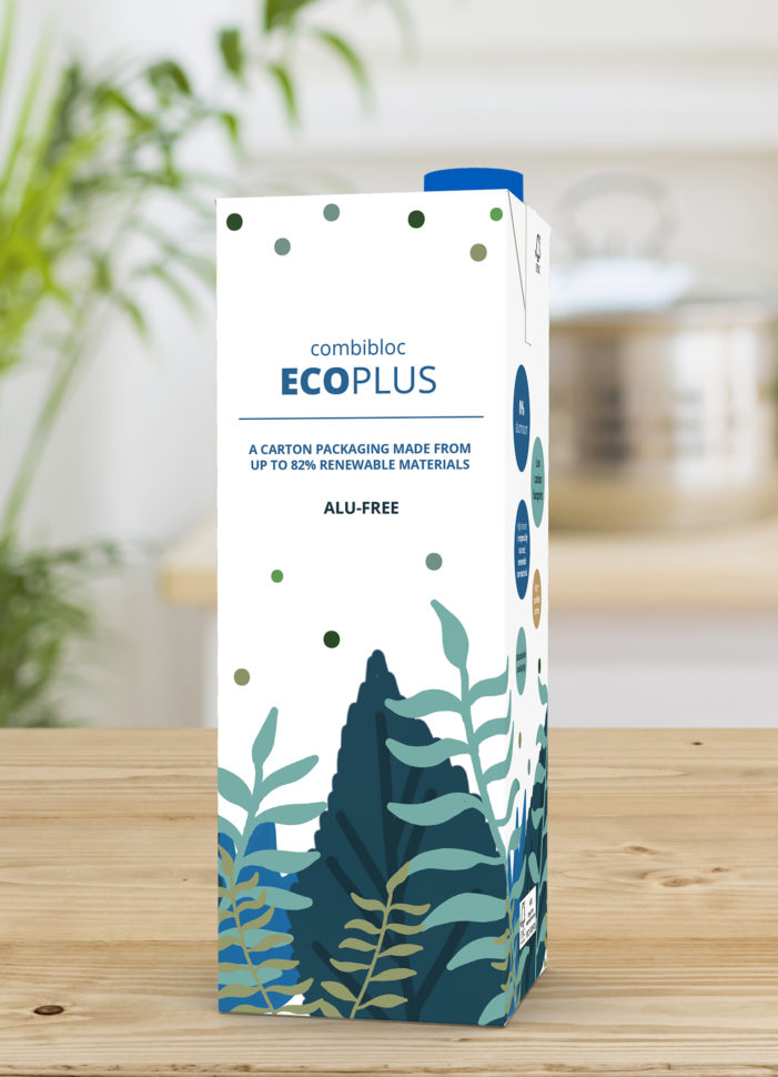 SIG extends combibloc ECOPLUS aluminium-free packaging material to fast-growing combiblocMidi format
