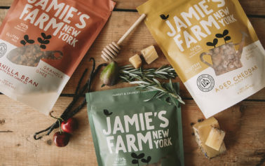 Pearlfisher’s redesign brings a unique offer to the table for gourmet granola brand, Jamie’s Farm New York