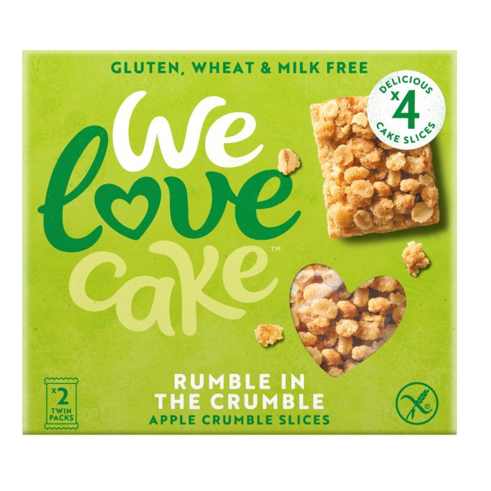 THERE’S A RUMBLE IN THE CRUMBLE: Nostalgic We Love Cake apple slices to launch in Waitrose