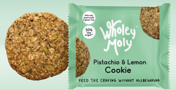 Sept 21 Sees Wholey Moly Add A Pistachio & Lemon Healthier Living Cookie To Its                Full-Bodied Flavour Locker AND Secure Breakthrough Ocado & Sainsbury’s Listings