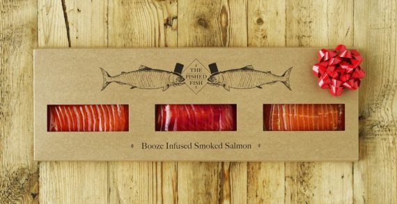 The Pished Fish Champions 3-Strong Christmas Selection Box Of Booze-Infused Salmon For The Festive Season