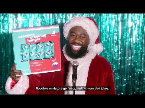 Deliveroo And BGT’s Kojo Anim Launch Christmas Crackers That Will Help To Crack Hunger For UK Families In Need