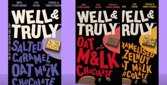 Well&Truly Launch Plant Based And Ethical Creamy Oat Milk Chocolate