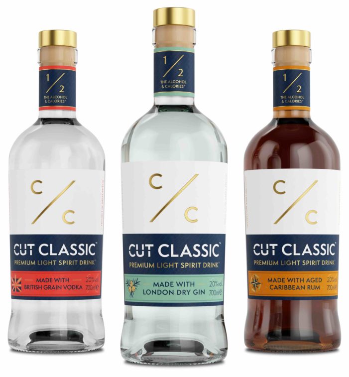 MODERATION WITHOUT COMPROMISE™ – CUT CLASSICS Launch World’s First Range Of Premium Light Spirits