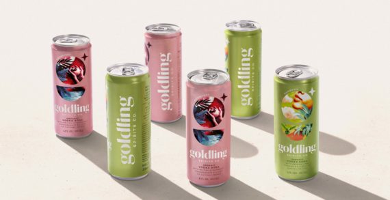 B&B Studio Creates Entrepreneurial Organic Vodka Soda Brand GOLDLING