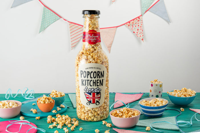 Low Calorie, Hand-Popped Popcorn Kitchen Celebrates Spring By Unveiling Its Jubilee Bottle & Best Ever Choc Orange Popcorn!