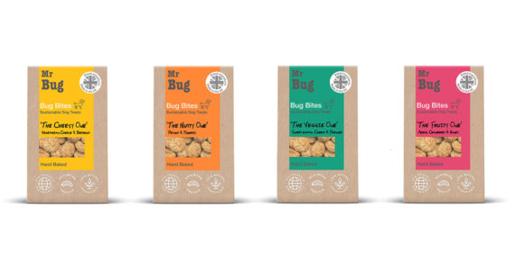 Mr. Bug Champions 4-Strong Range Of Nutritionally Ripped Entovegan Dog Treats Made With Home-Grown Devon Grubs
