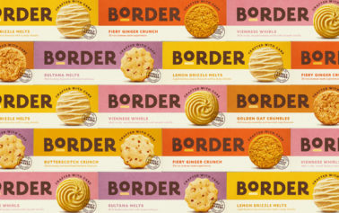 B&B studio rebrands Border, bringing accessible premium design to the biscuit category.