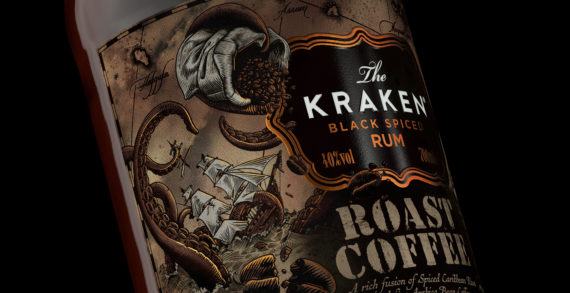 NB Unveil A New Label Design For The Kraken Rum, Roast Coffee 