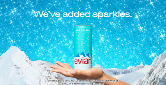 evian Turns Up The Sparkle To Celebrate Its Newly-Launched Sparkling Water