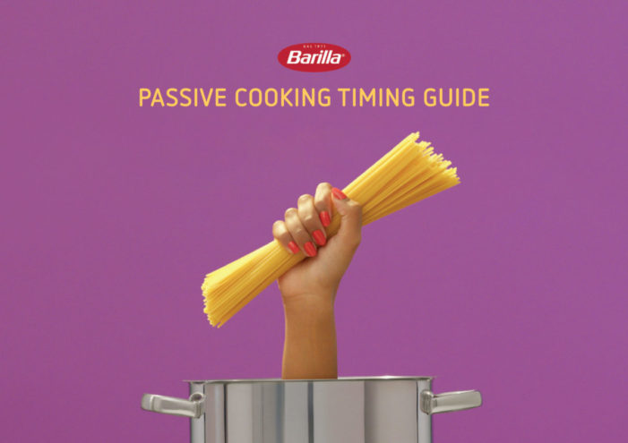 Barilla and Publicis Italy/LePub, in collaboration with TOILETPAPER, embrace “Passive Cooking”: a more sustainable way to cook pasta that shows love to the planet