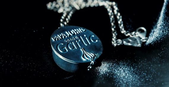 PAPA JOHNS LAUNCHES GARLIC SAUCE TALISMAN  NECKLACE FOR HALLOWEEN