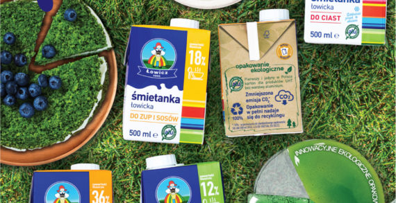 OSM Łowicz boosts sustainability credentials with SIG’s combibloc ECOPLUS packaging material – World’s first use in cream category and 500ml volume 