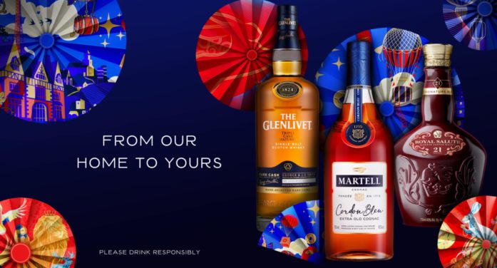 <strong>Boundless Brand Design partners with Martell, Royal Salute and The Glenlivet in celebration of Chinese New Year, creating a standout GTR cross-category activation campaign that provides a gateway into a world of festivity.</strong>
