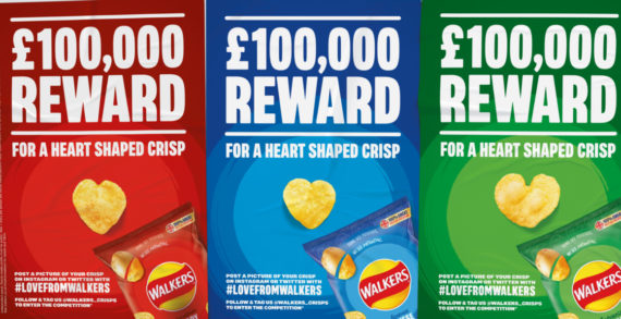 Walkers ask the nation to share if they find the pinnacle of snacks, the heart shaped crisp