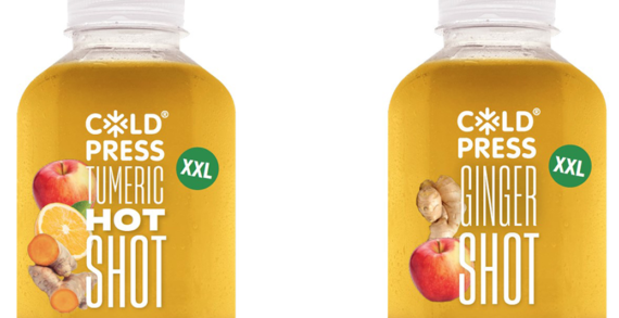 <strong>COLDPRESS ENTERS THE JUICE SHOTS FRAY WITH XXL APPLE GINGER & TUMERIC HOT SHOT</strong>