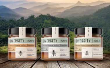 <strong>Nude Brand Creation create branding and packaging for new honey importer Diversity Honeys.</strong>