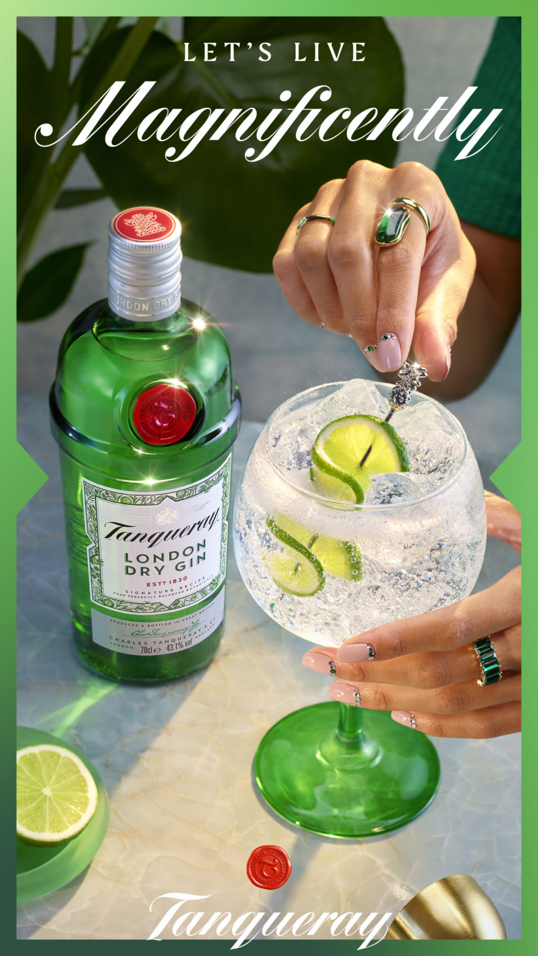 LET’S LIVE MAGNIFICENTLY TANQUERAY SHAKES THINGS UP WITH NEW GLOBAL