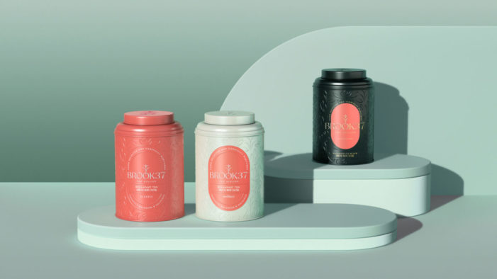 <strong>Butterfly Cannon creates a tea brand identity worth celebrating for new-to-world tea ‘atelier’, Brook37.</strong>