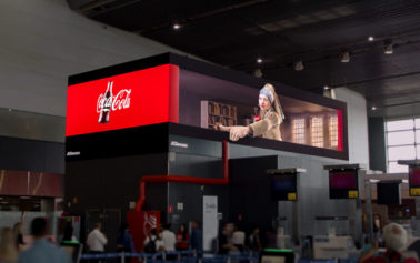 <strong>First-of-its-kind Coca-Cola Activation Lets A Real, Cold Beverage Come Out of a 3D Billboard</strong>