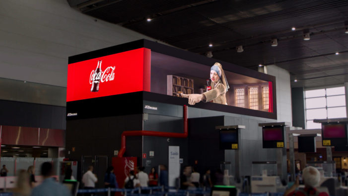 <strong>First-of-its-kind Coca-Cola Activation Lets A Real, Cold Beverage Come Out of a 3D Billboard</strong>