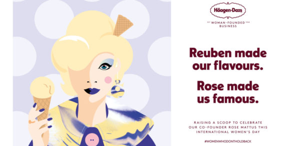 HÄAGEN-DAZS IS HONOURING ITS UNSUNG FEMALE FOUNDER ON INTERNATIONAL WOMEN’S DAY BY LAUNCHING ‘THE ROSE PROJECT’ IN HER LEGACY WITH A ‘FOUNDER’S FAVOURITE’ SCOOPS GIVEAWAY