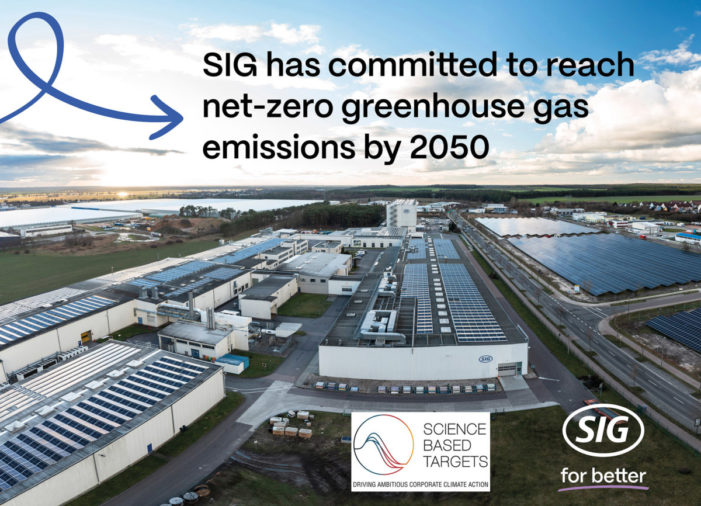 SIG’s path to Net-Zero approved by the Science Based Targets initiative (SBTi)