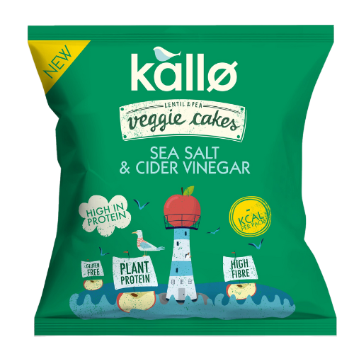 Kallø unveils NEW Mini Sea Salt & Cider Vinegar Veggie Cakes