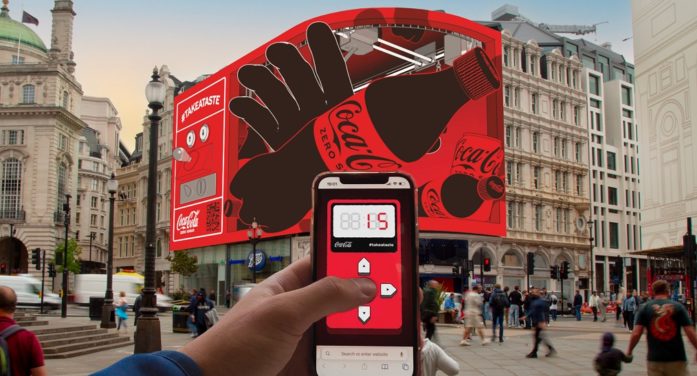 <strong><em>COCA-COLA ZERO SUGAR LAUNCHES FIRST-OF-ITS-KIND, INTERACTIVE AUGMENTED REALITY GIVEAWAY CAMPAIGN INVITING FANS TO ‘#TAKEATASTE NOW’</em></strong>