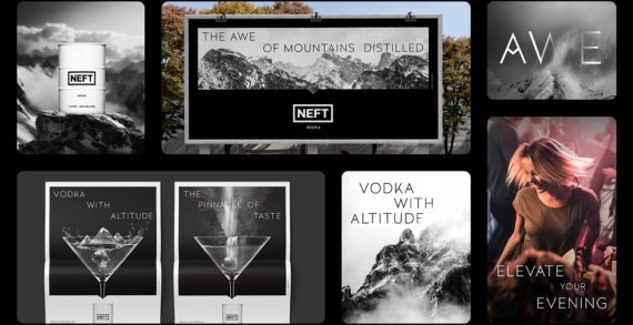 <strong>Vodka brand NEFT conjures up ‘The Awe of Mountains Distilled’ in premium rebrand by WMH&I</strong>