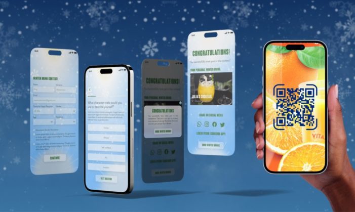 <strong>Winter-themed connected packaging inspires customers to create personality-based drinks</strong>