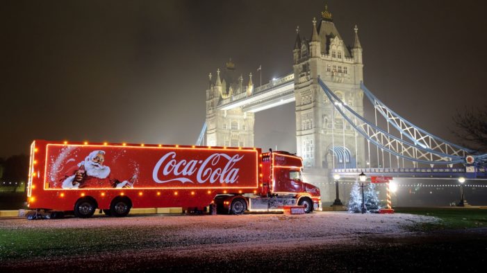 THE ICONIC COCA-COLA TRUCK TOUR RETURNS, SPREADING CHRISTMAS MAGIC ACROSS GREAT BRITAIN