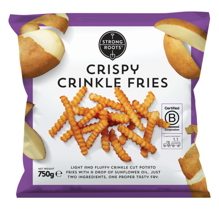 NEW CRISPY CRINKLE FRIES TO JOIN THE STRONG ROOTS RANGE