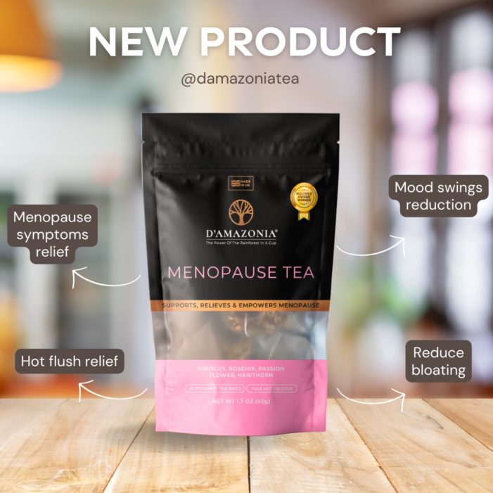 D’Amazonia Tea Launches Ground-Breaking Menopause Tea