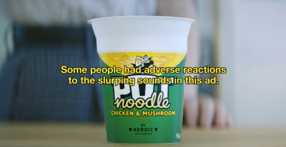Pot Noodle removes “offensive” slurping sound in targeted apology campaign