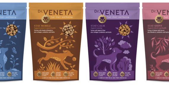 DR VENETA’s 4-STRONG DOG FOOD RANGE ENTERS THE FREEZE-DRIED FRAY TO ADVANCE THE WELLBEING OF UK DOGS WITH SUPERCHARGED RECIPE DECKS