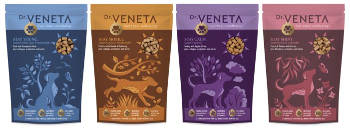DR VENETA’s 4-STRONG DOG FOOD RANGE ENTERS THE FREEZE-DRIED FRAY TO ADVANCE THE WELLBEING OF UK DOGS WITH SUPERCHARGED RECIPE DECKS