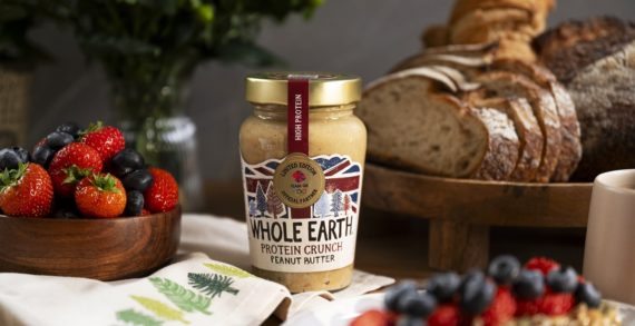 WHOLE EARTH GOES FOR GOLD WITH HIGH PROTEIN PEANUT BUTTER