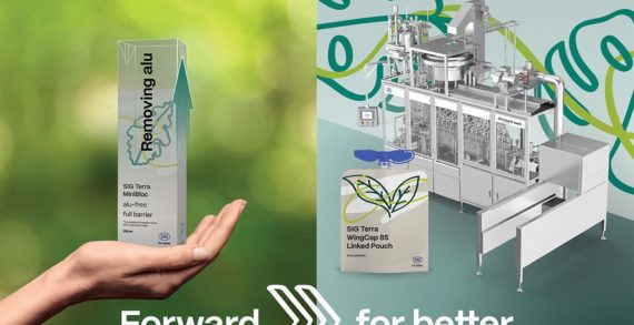 SIG showcases its sustainable SIG Terra portfolio and extends its aseptic technology platform to spouted pouches