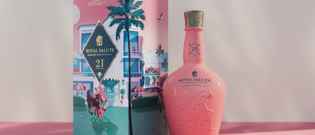 Welcome to Miami! Boundless Brand Design introduces the new Royal Salute 21 Year Old Miami Polo Edition